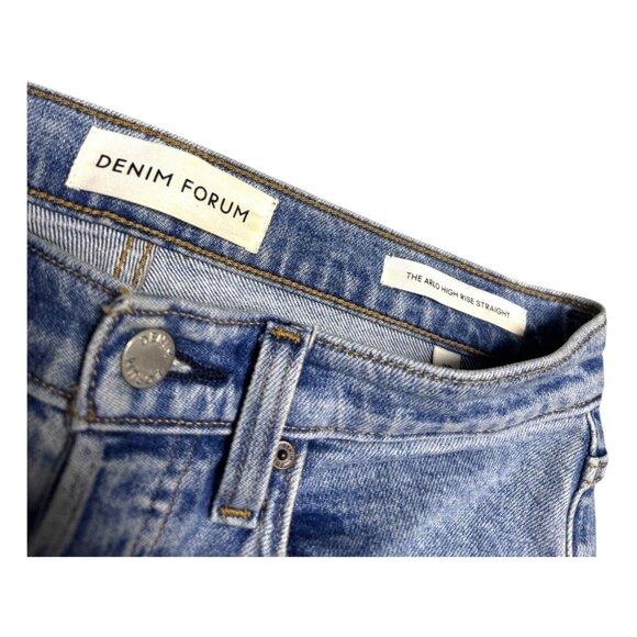 ARITZIA Denim Forum ARLO High Rise Straight Designer Denim Jeans Womens 29 - Picture 3 of 7